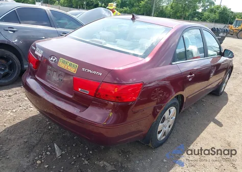 2010 Hyundai Sonata Gls из США, поврежденный, VIN 5NPET4AC0AH608134